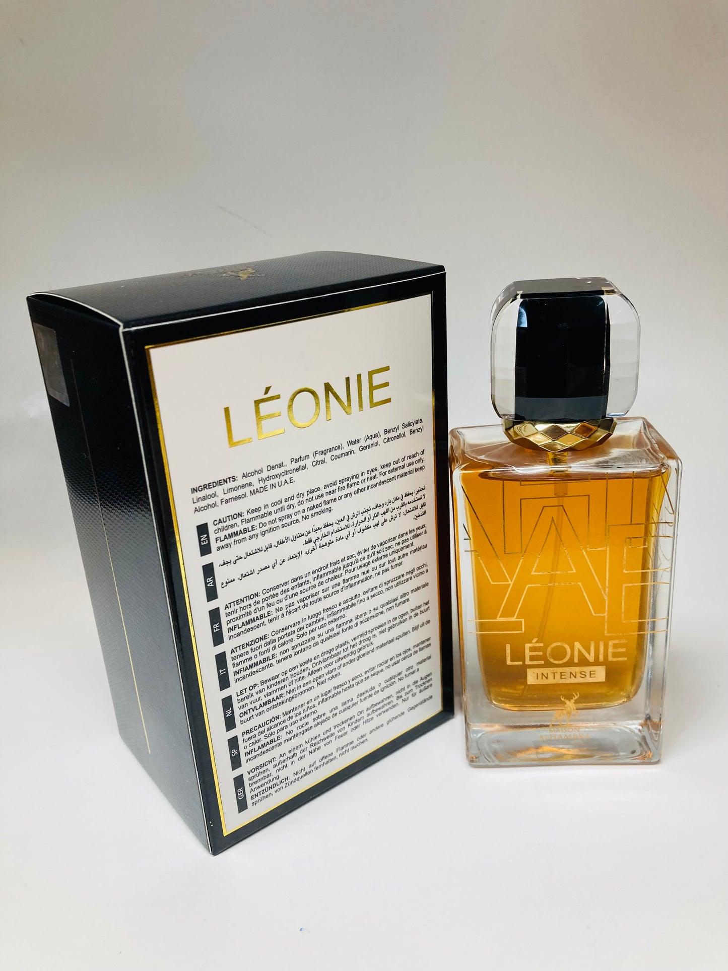 LEONIE INTESE 3.4OZ EDP SPRAY FOR WOMAN BY MAISON ALHAMBRA