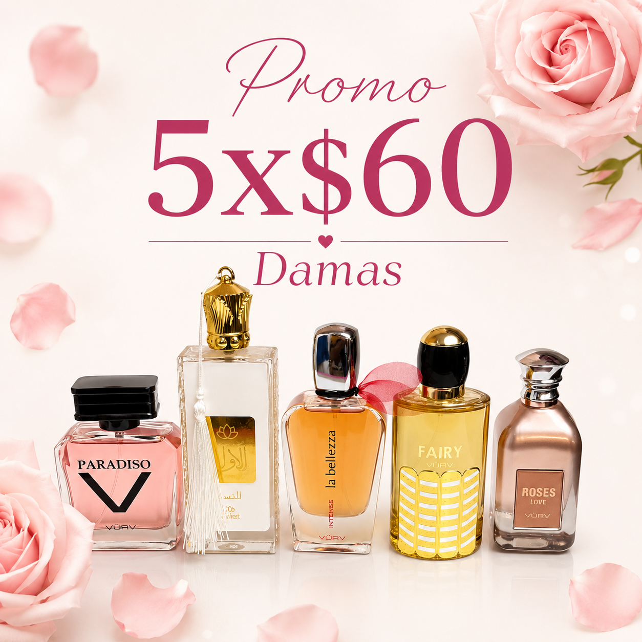 Promo para Damas 5x$60
