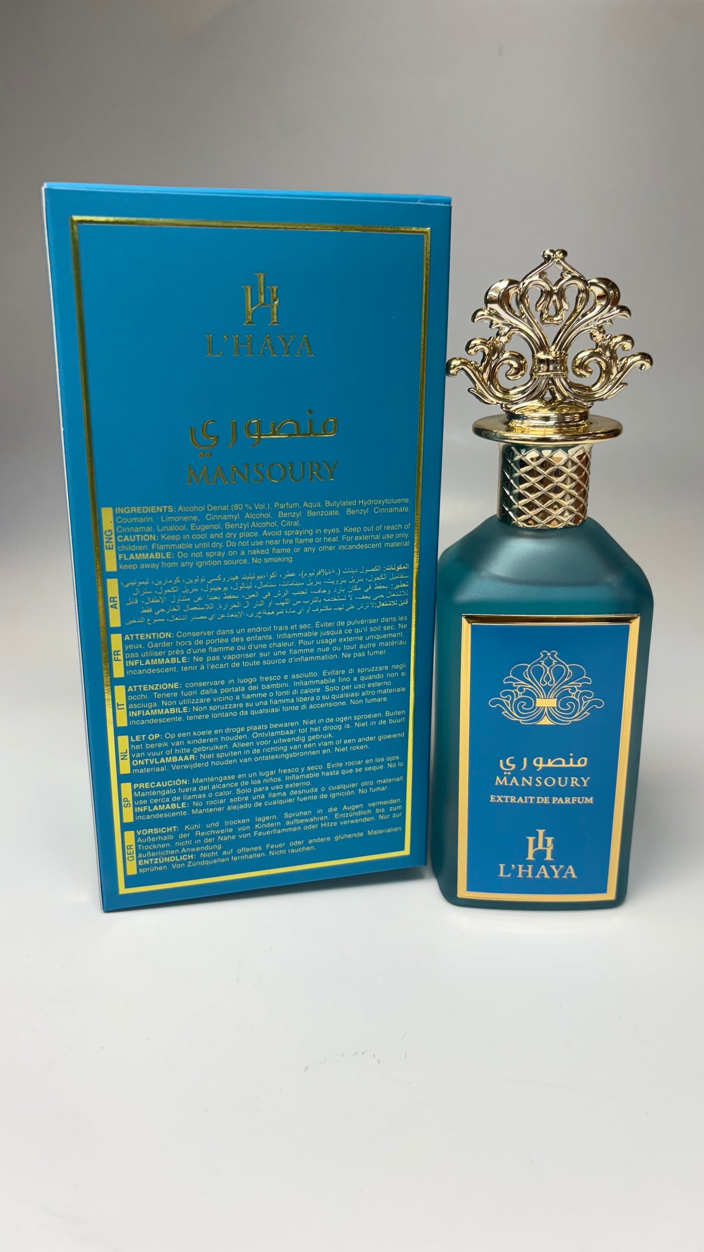L’HAYA-MANSOURY-EXTRAIT DE PARFUM UNISEX 3.4oz (100ml)