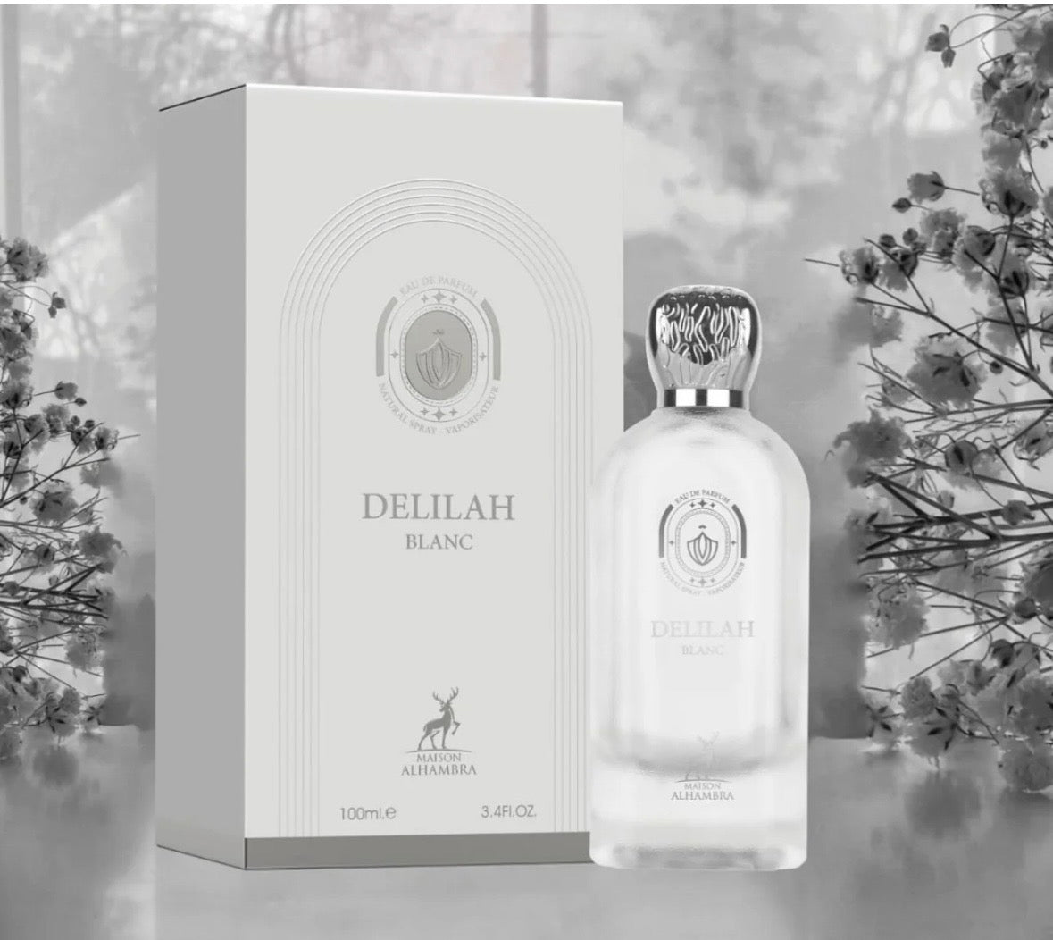 DELILAH BLANC WOMEN EDP - 100ML (3.40z) by MAISON ALHAMRA