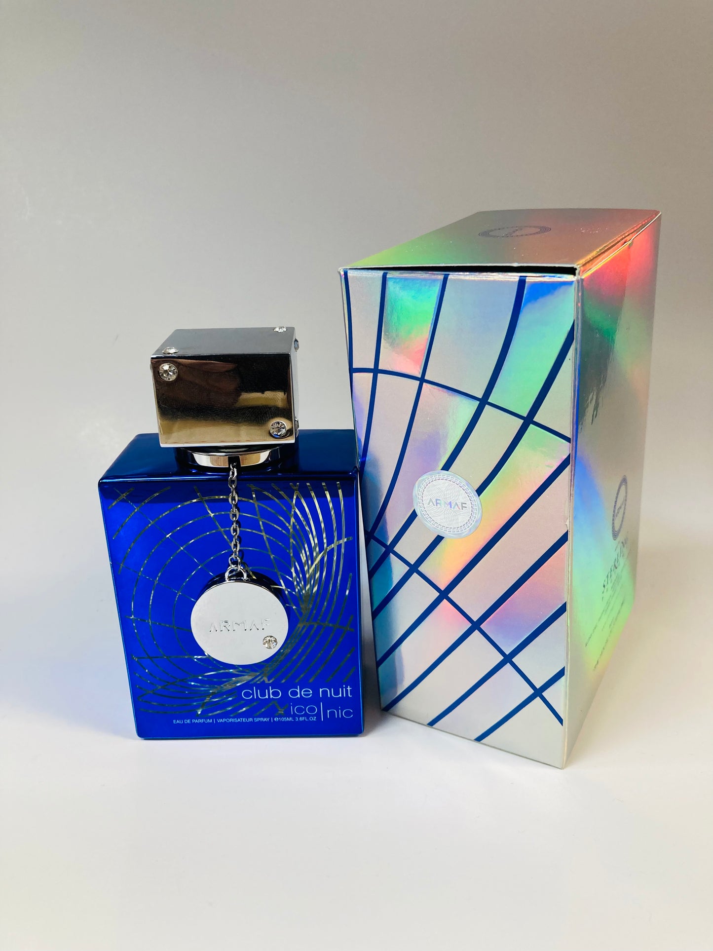 ARMAF Club de Nuit Blue Iconic for Men Eau de Parfum Spray, 3.6 Ounce