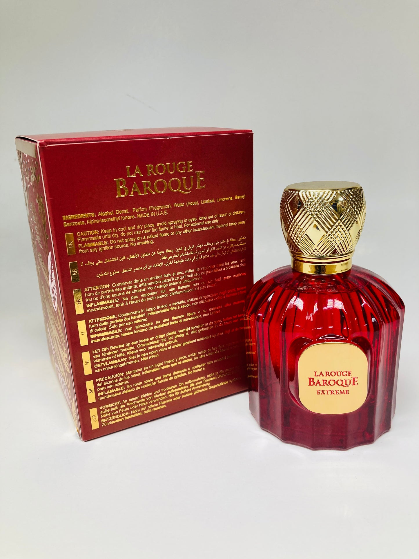 Rouge Barroco Extrait EDP Spray de 3,4 oz by Maison Alhambra