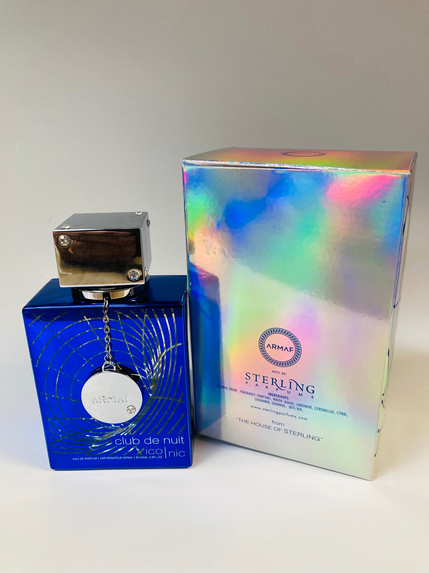 ARMAF Club de Nuit Blue Iconic for Men Eau de Parfum Spray, 3.6 Ounce