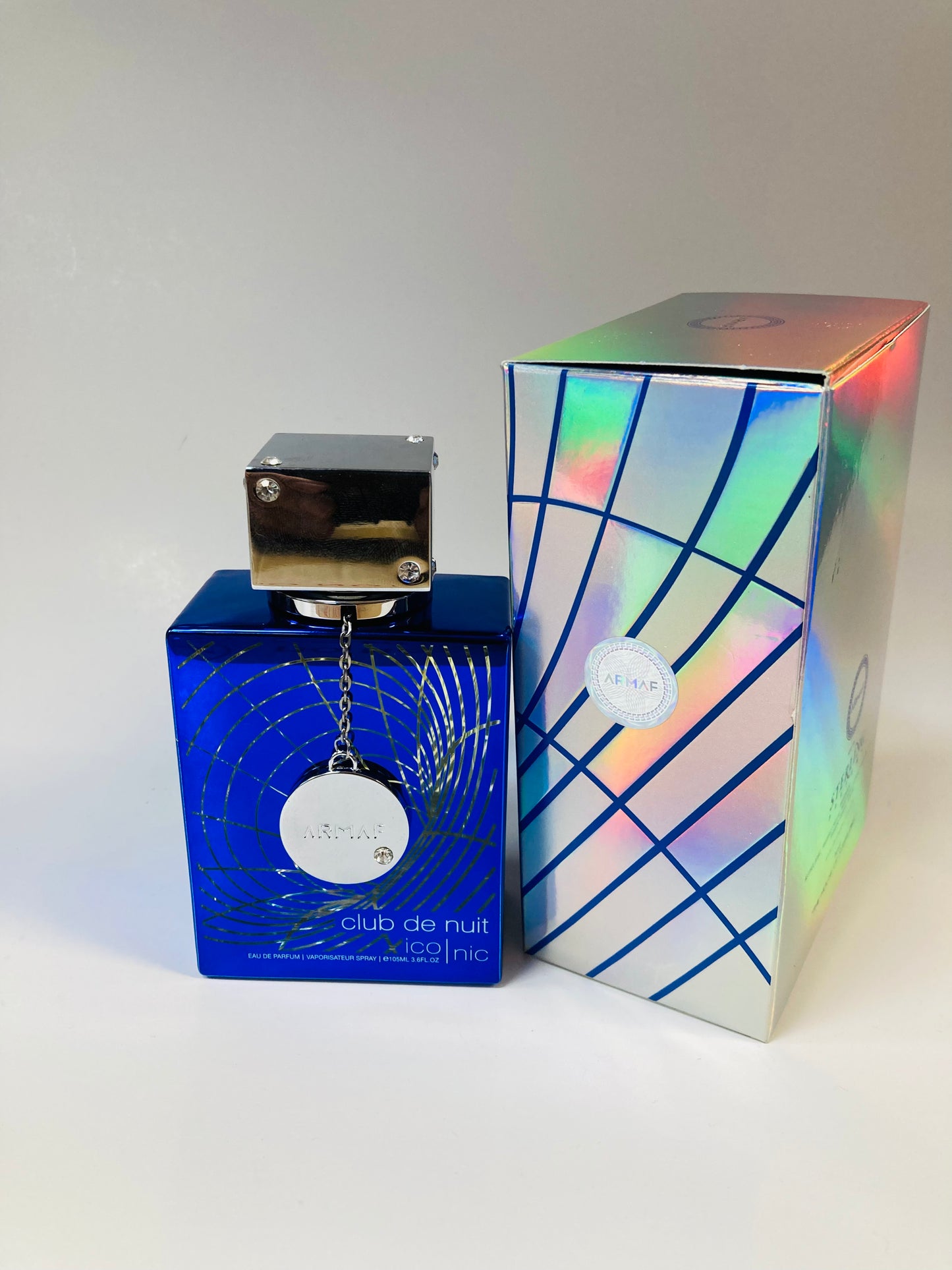 ARMAF Club de Nuit Blue Iconic for Men Eau de Parfum Spray, 3.6 Ounce