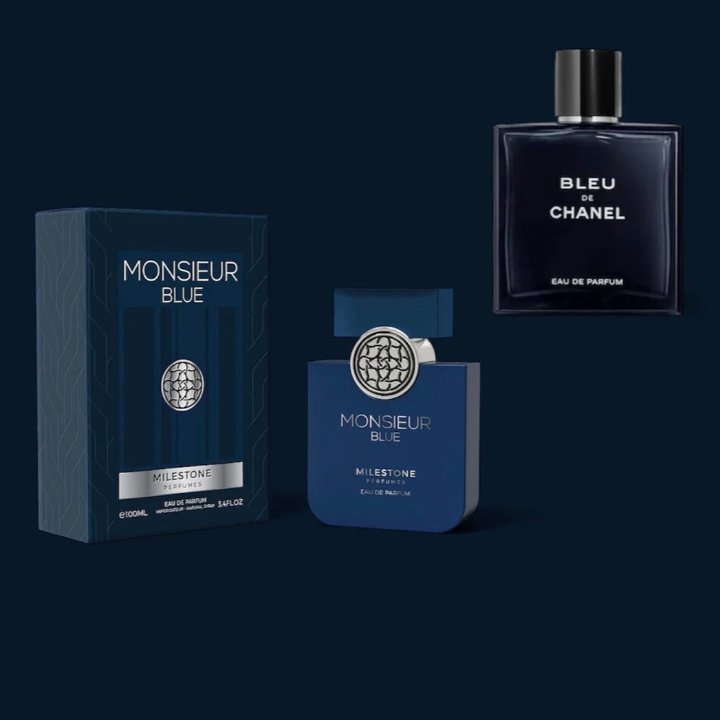 MONSIEUR BLUE By Milestone Eau de Parfum 100ml For Men