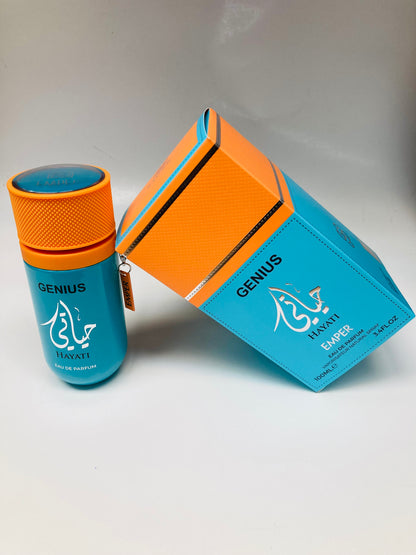 Genius Hayaati by Emper Perfume Unisex EDP Cologne for Men & Women 3.4 OZ/100 ML