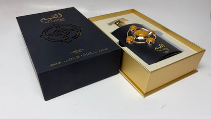 Lattafa Perfumes Al Qiam Gold para Eau de Parfum en espray unisex, 3.4oz