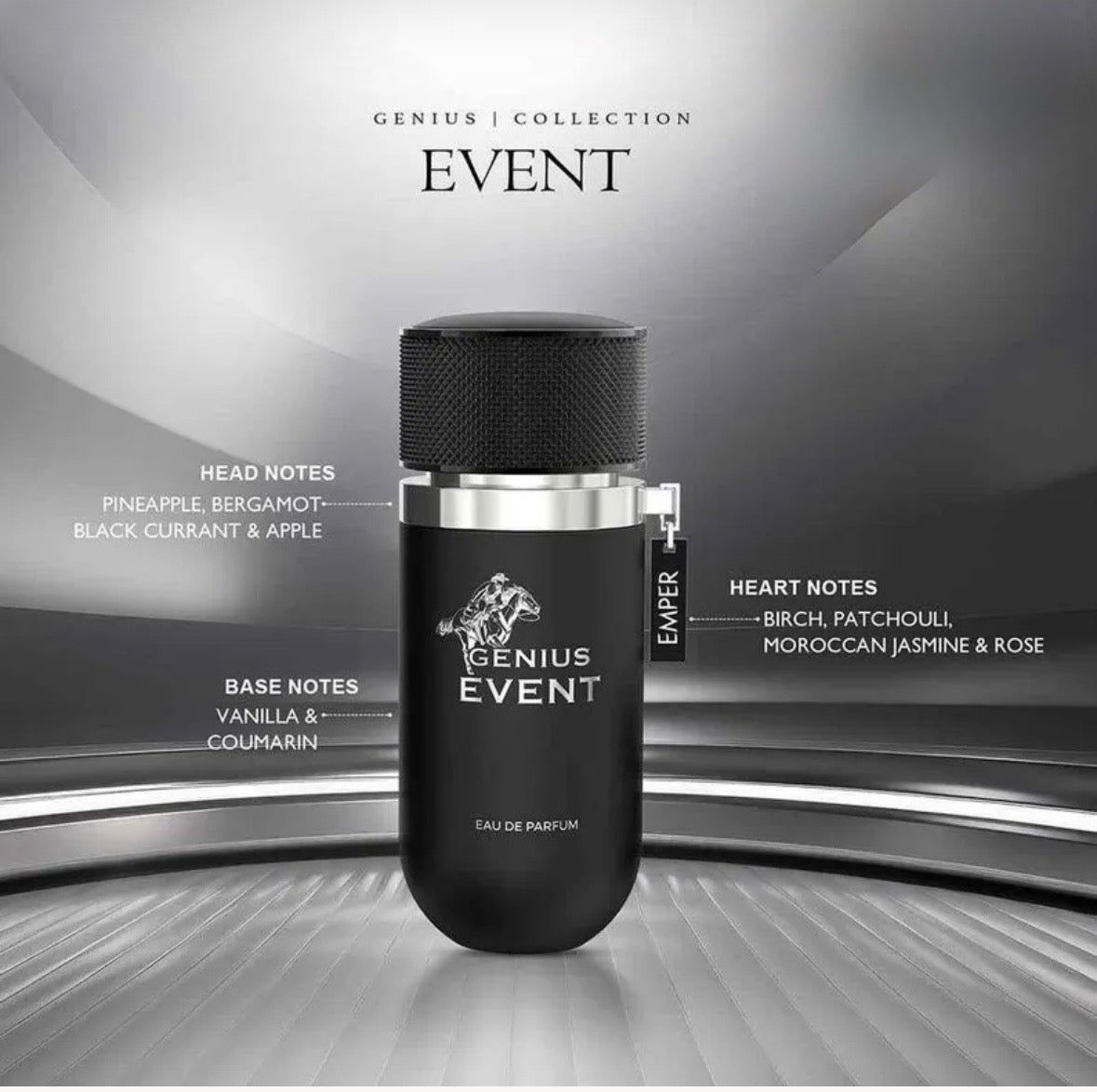 Genius Event by Emper Perfumes 100ML Eau De Parfum for Men