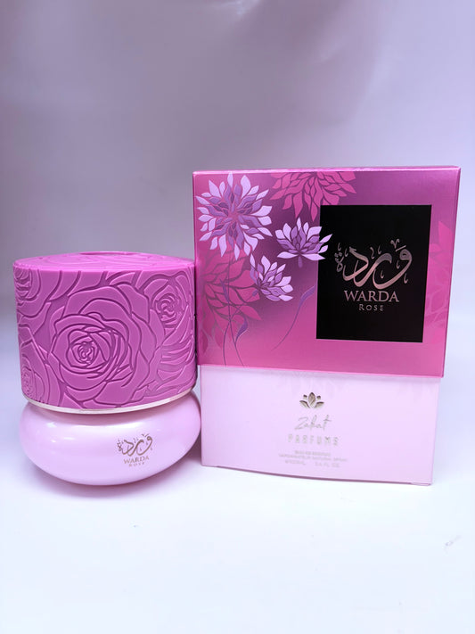 WARDA ROSE WOMEN EDP - 100ML (3.4oz) BY ZAKAT