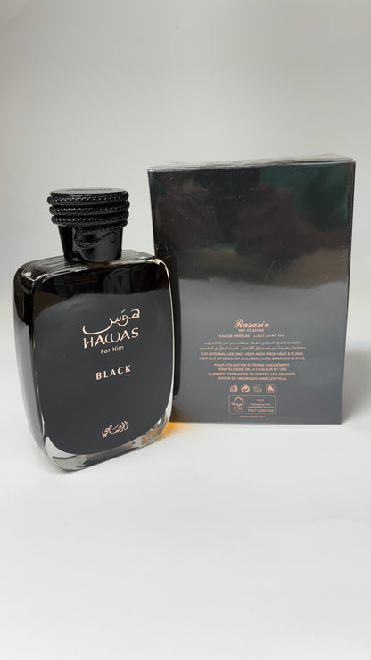 HAWAS BLACK BY RASASI - Eau de Parfum Masculina