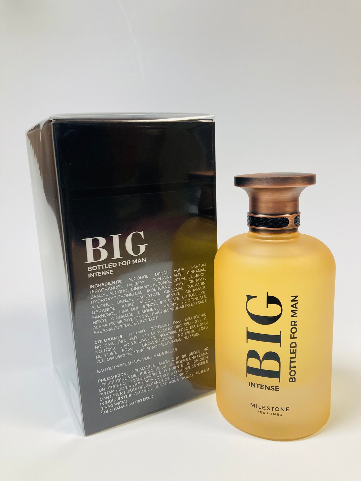 MILESTONE PERFUMES BIG BOTTLED INTENSE FOR MEN 100ML 3.4 oz