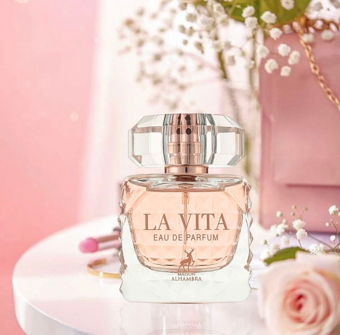 La Vita Eau De Parfum Spray for women 100ml (3.4 Oz) By Maison Alhambra