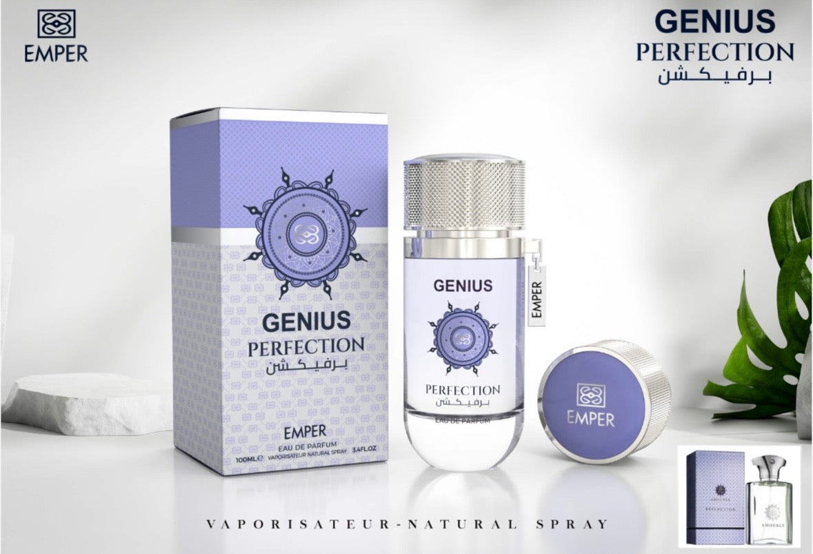 Genius Perfection by EMPER unisex 3.4oz 100ml