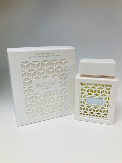 RAVE Now White Eau de Parfum Spray for Unisex, 3.4 Ounce